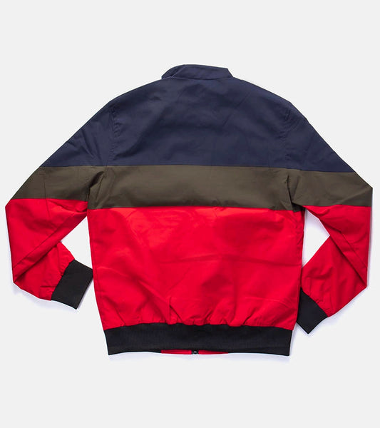 2-Pánská tmavě modrá bunda se stojáčkem Marmion-2