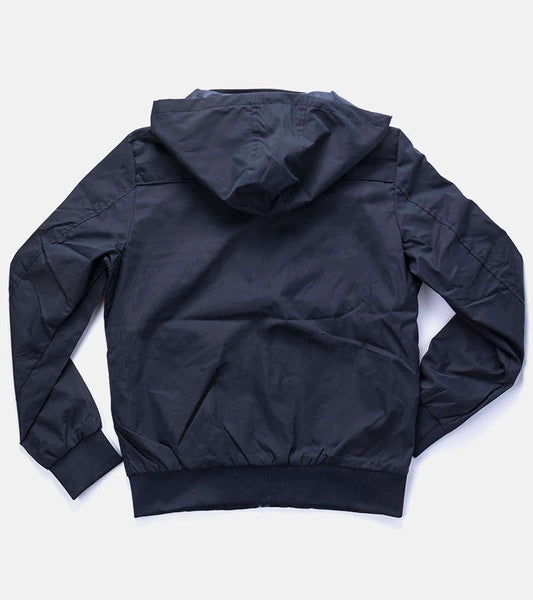 2-Pánská tmavě modrá větrovka Brault s kapucí-2