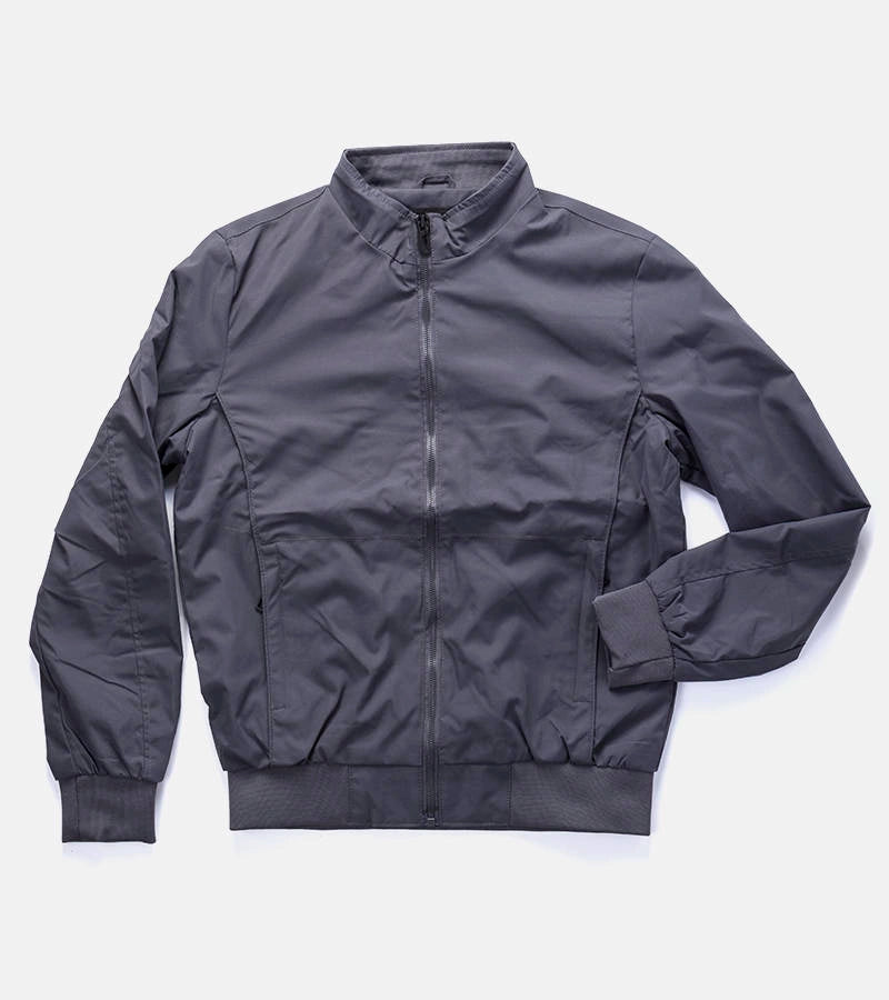 1-Šedá pánská bunda se stojáčkem Desroches-1