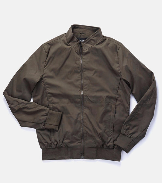 1-Zelená pánská bunda se stojáčkem Desroches-1