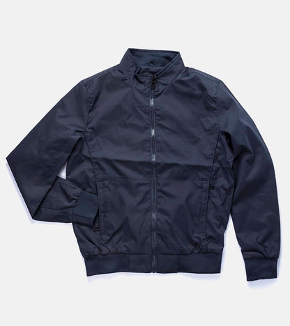 1-Pánská tmavě modrá bunda se stojáčkem Desroches-1