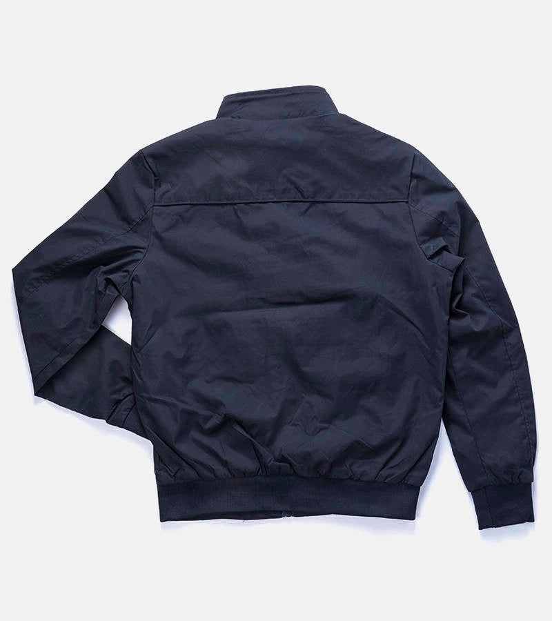 2-Pánská tmavě modrá bunda se stojáčkem Desroches-2