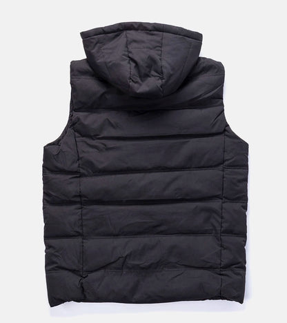 2-Černá pánská prošívaná vesta Allaire-2