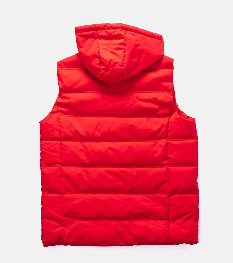 2-Pánská červená prošívaná vesta Allaire-2