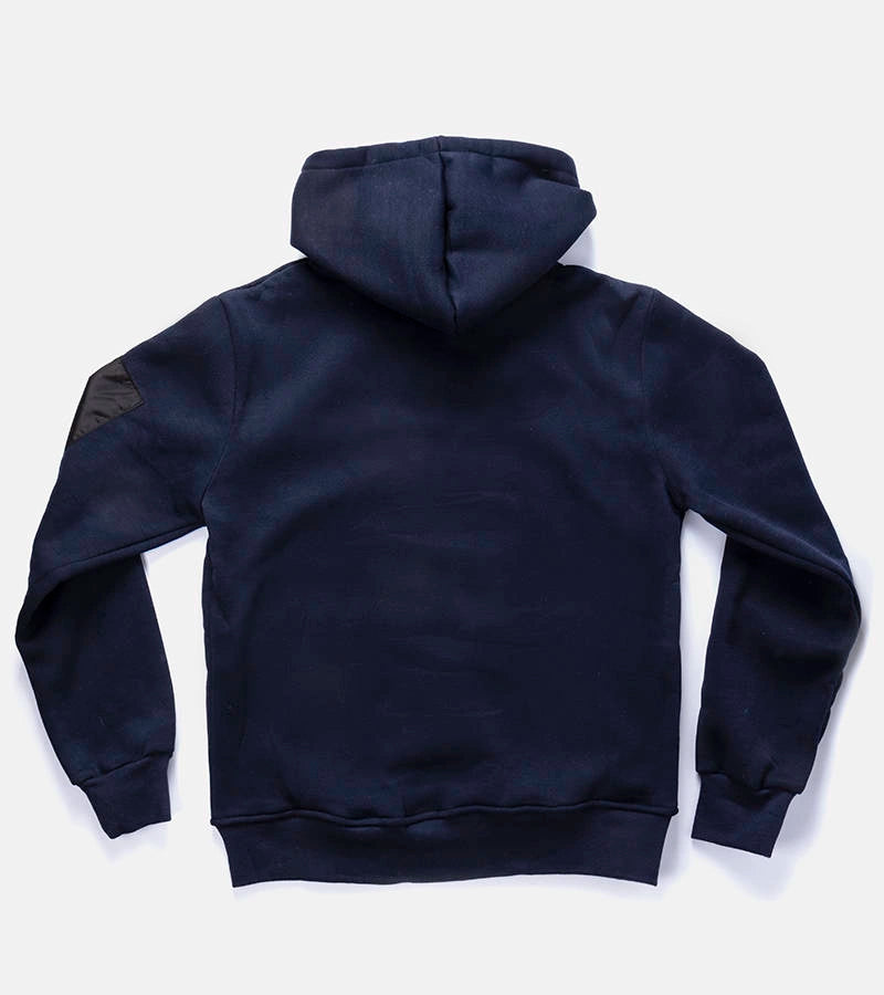 2-Pánská tmavě modrá mikina s kapucí Labrosse-2