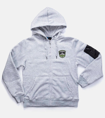 1-Světle šedá pánská mikina Labrosse s kapucí-1