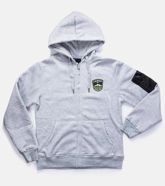 1-Světle šedá pánská mikina Labrosse s kapucí-1