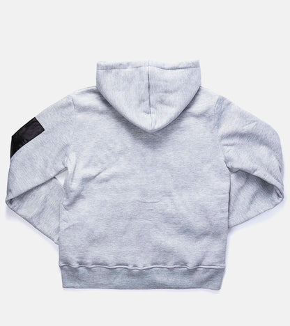 2-Světle šedá pánská mikina Labrosse s kapucí-2