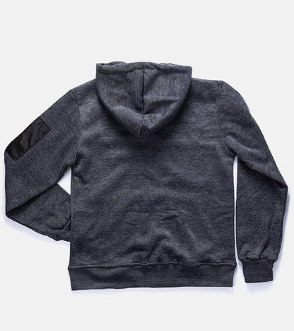 2-Tmavě šedá pánská mikina Labrosse s kapucí-2