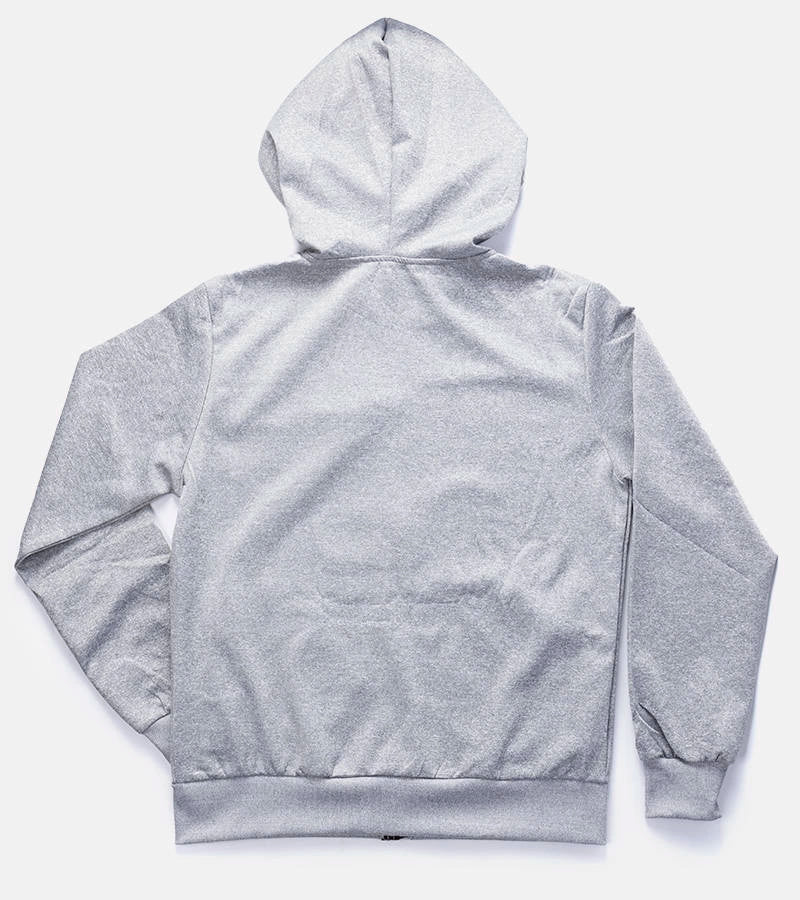 2-Světle šedá pánská mikina Curtis s kapucí-2