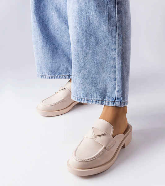 1-Béžové žabky se zabudovaným nánosníkem Berkshire-1