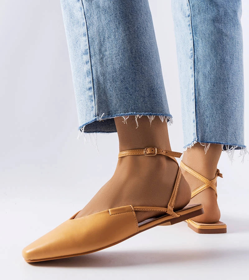 3-Béžové sandály Jehovah s krytou špičkou-3