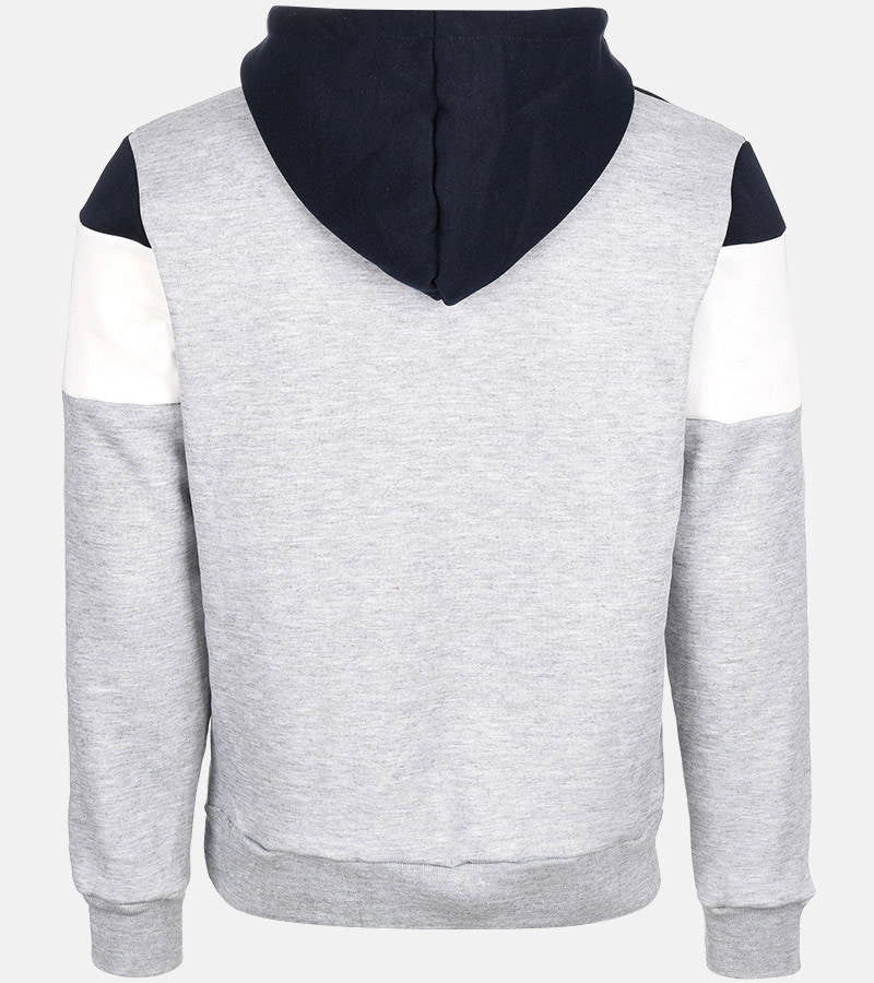 3-Pánská tmavě šedá mikina Guerin s kapucí-3