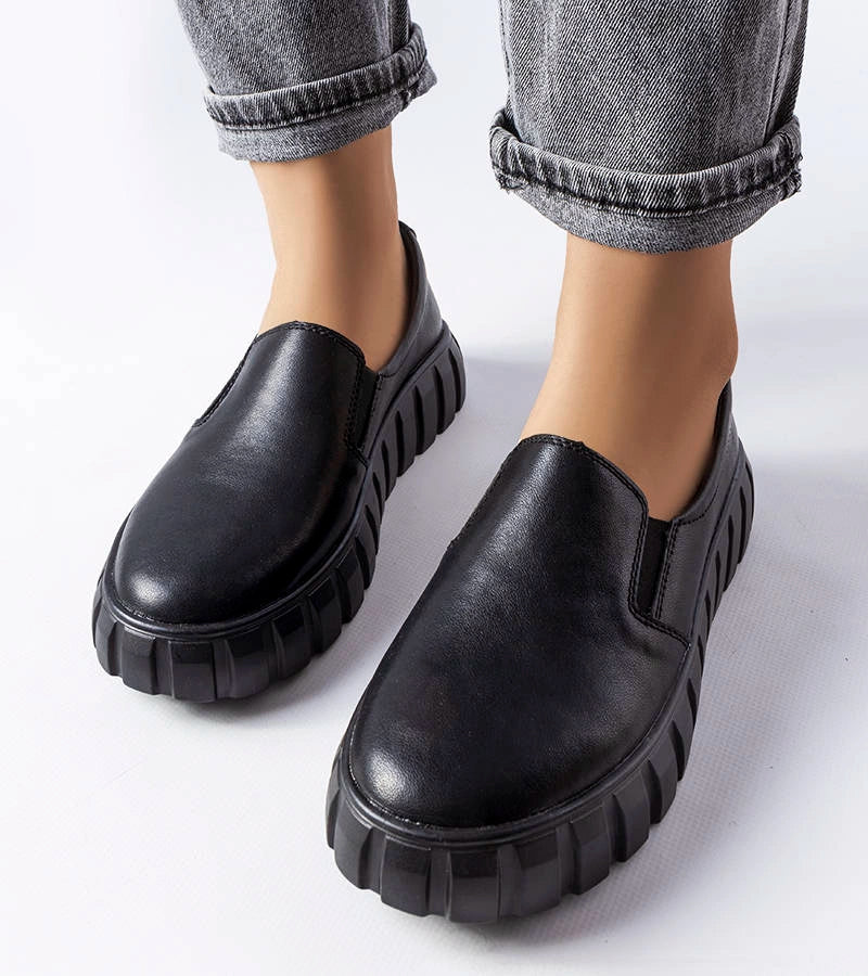 3-Černé polobotky Igreja slip-on-3