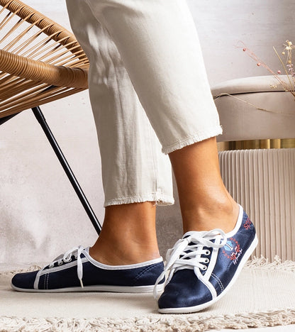 3-Dámské tmavě modré tenisky Woodstock-3