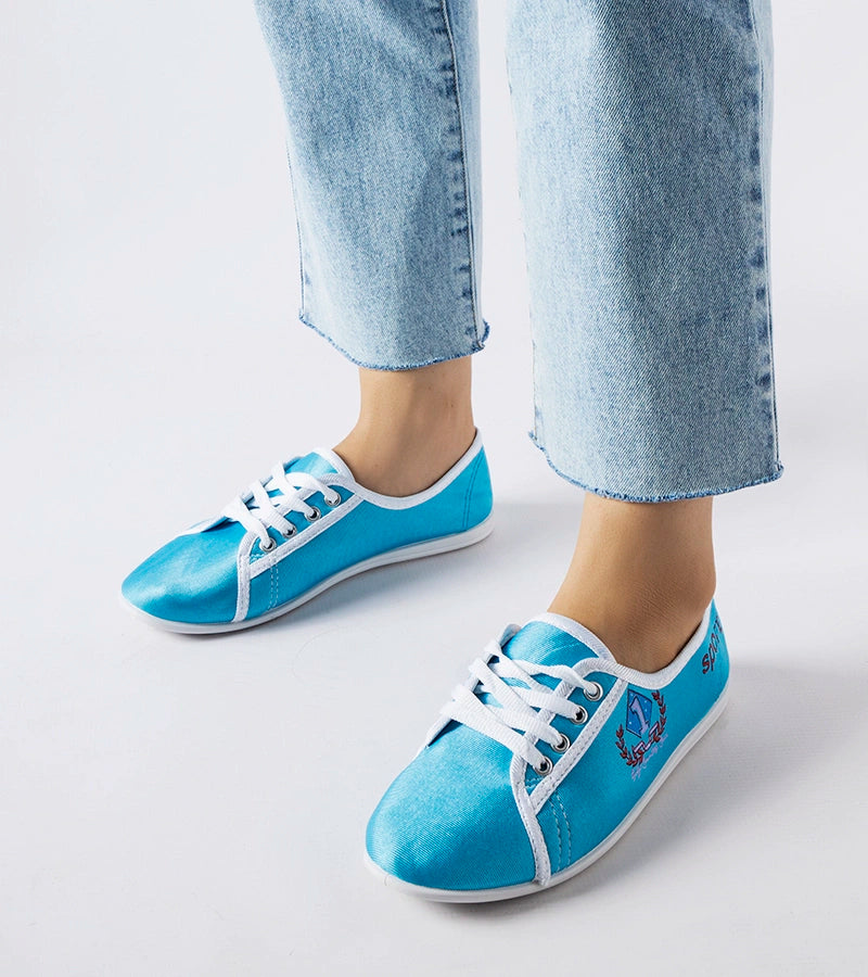 1-Modré dámské tenisky Woodstock-1