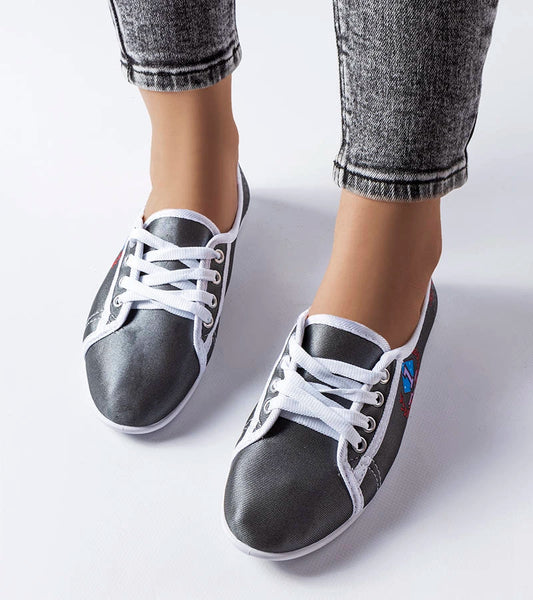 2-Šedé dámské tenisky Woodstock-2