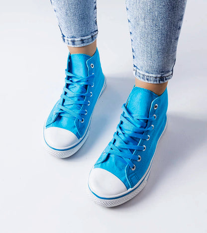 3-Modré kotníkové tenisky Alaine-3