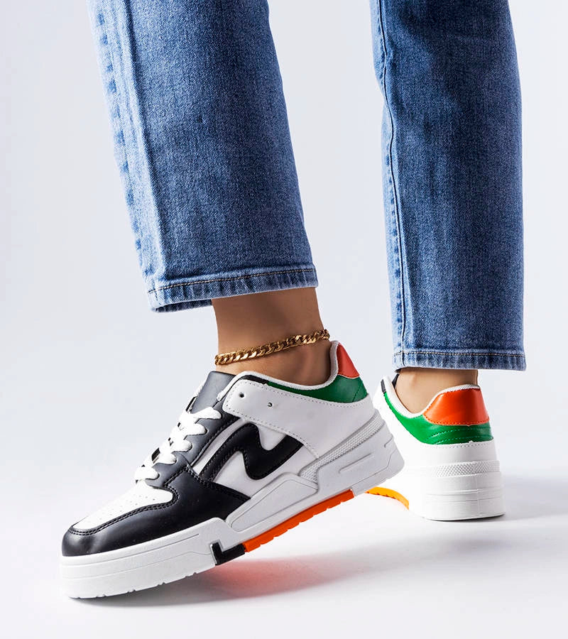 2-Černobílé boty na silnější podrážce Harter-2