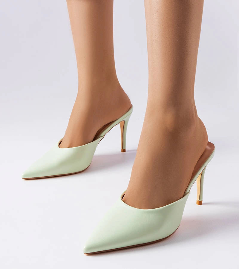 1-Zelené žabky Drainer stiletto-1