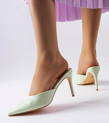 2-Zelené žabky Drainer stiletto-2