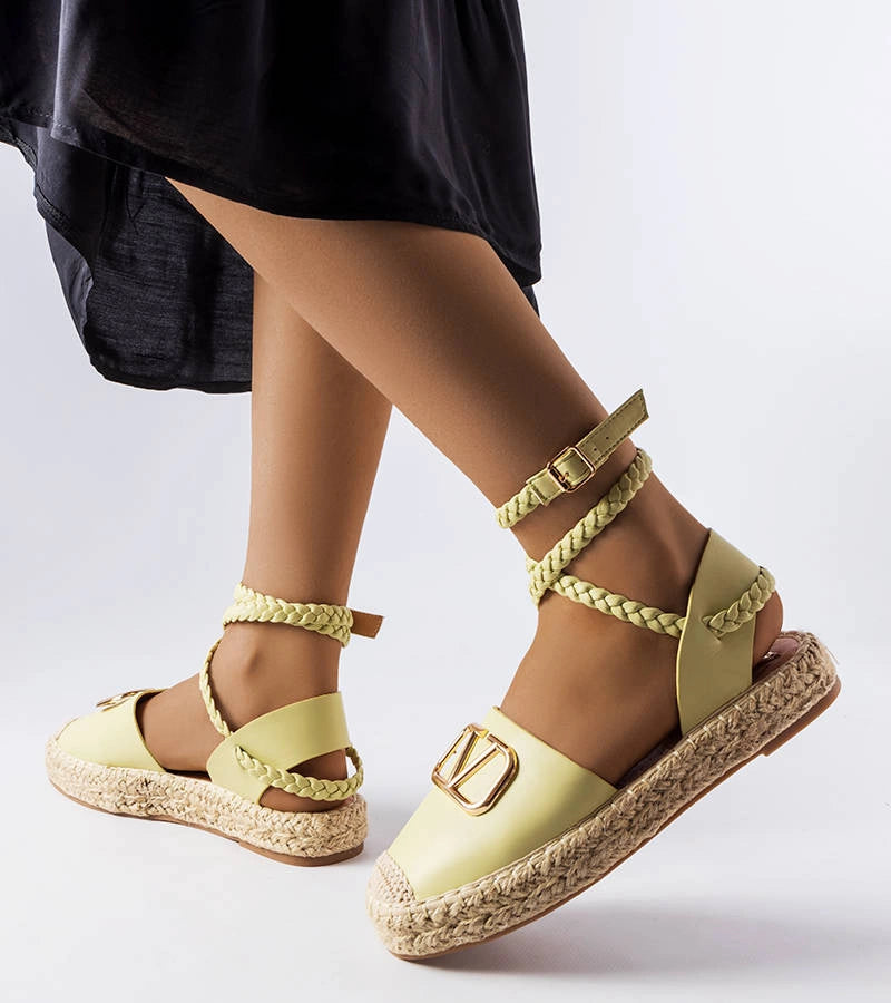 2-Zelené vázané espadrilky Rodič-2