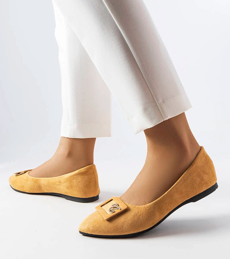 3-Béžové baleríny zdobené zirkony Fleming-3