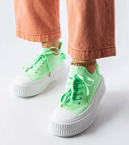 1-Zelené tenisky s pružným svrškem od Jardine-1