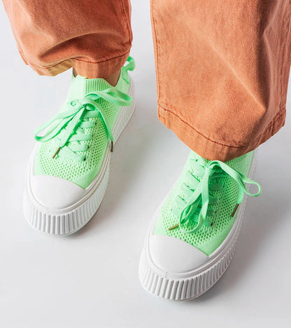 2-Zelené tenisky s pružným svrškem od Jardine-2