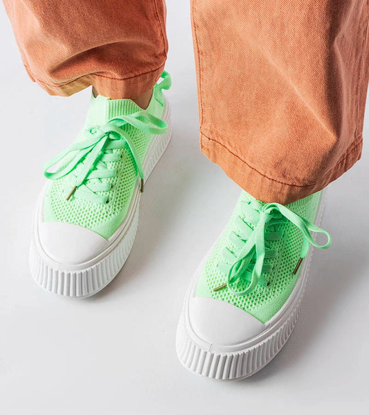 2-Zelené tenisky s pružným svrškem od Jardine-2