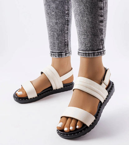 1-Béžové třpytivé sandály Felicienne-1