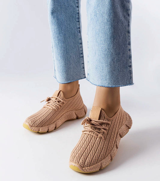 2-Béžové sportovní tenisky Élodie-2