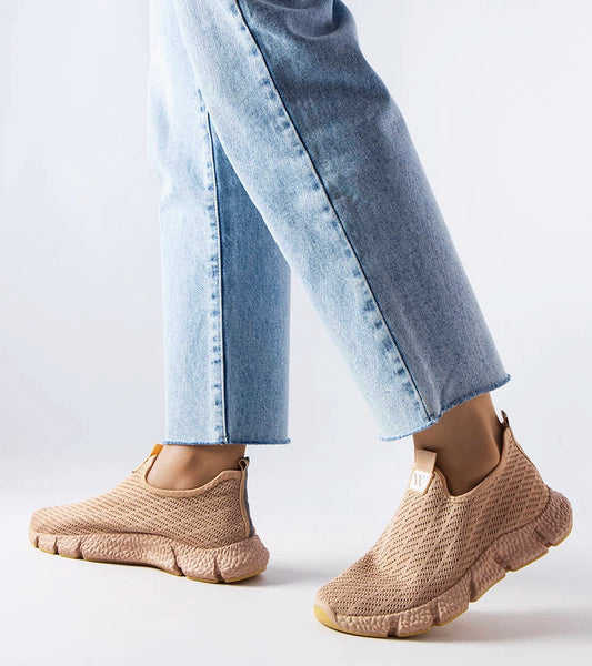 1-Béžové nazouvací tenisky Yellville-1