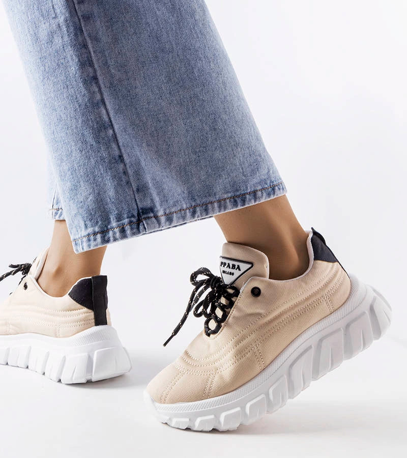 2-Béžové tenisky Aisys-2