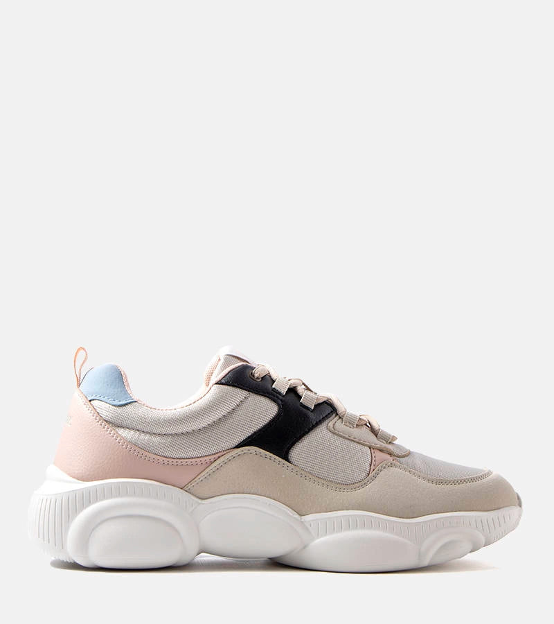 1-Béžové tenisky Lee Cooper LCWL-20-39-031-1