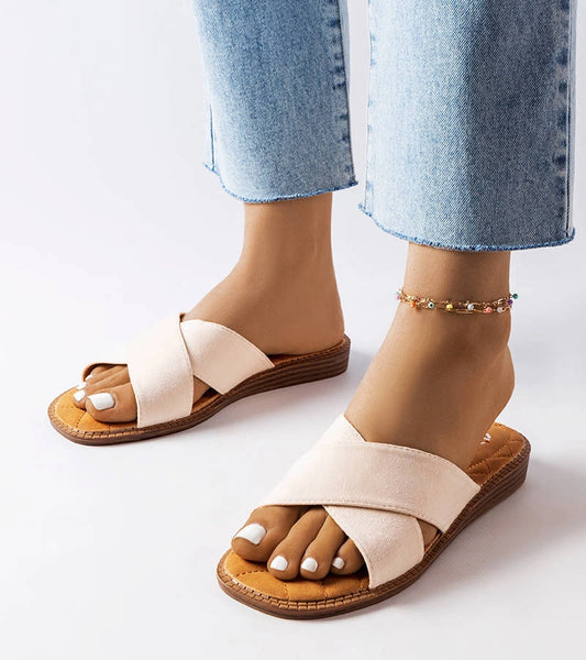 1-Béžové žabky Tiana-1