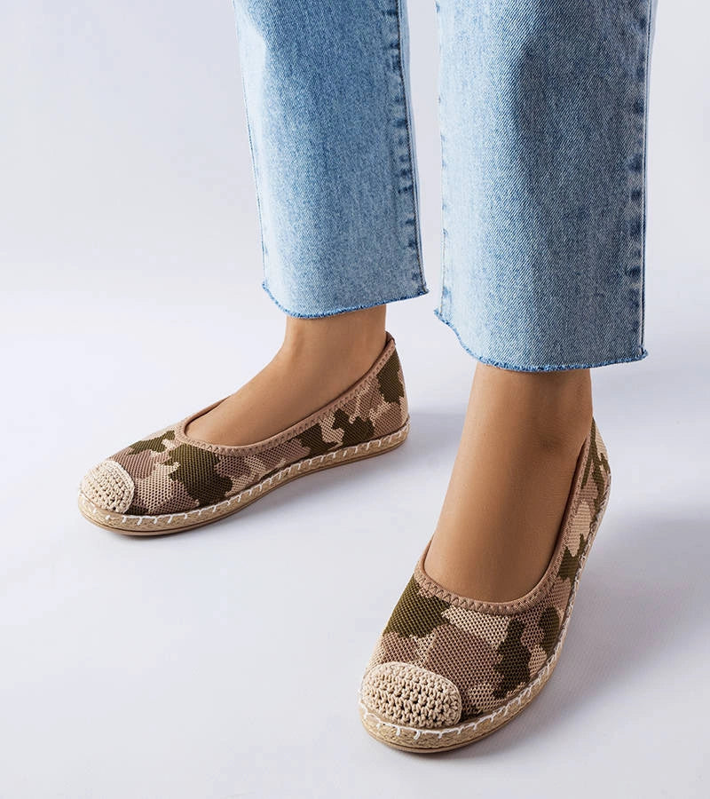 1-Zelené nazouvací espadrilky Benedum-1