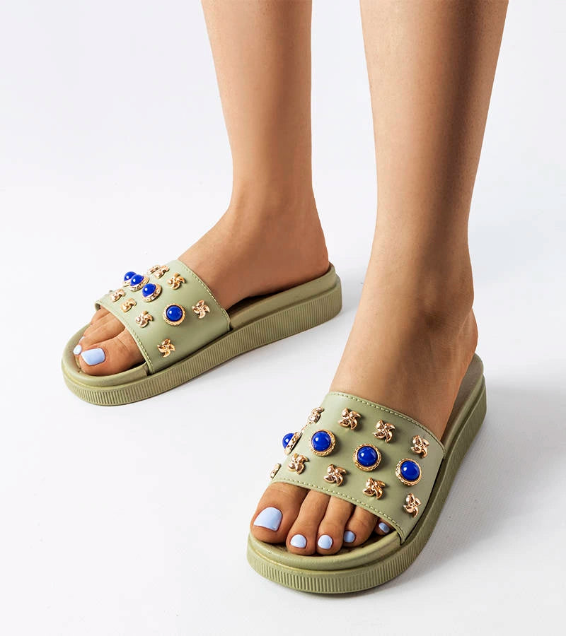 1-Zelené zdobené žabky Montesarchio-1