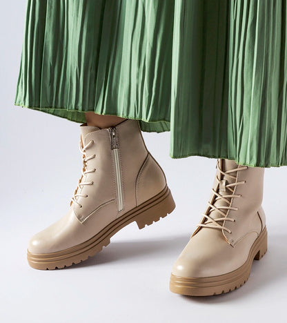 1-Béžové vlněné trapery Vinceza-1