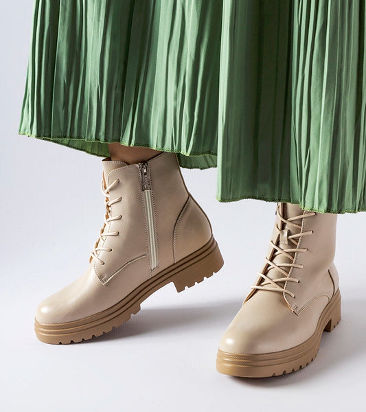 1-Béžové vlněné trapery Vinceza-1