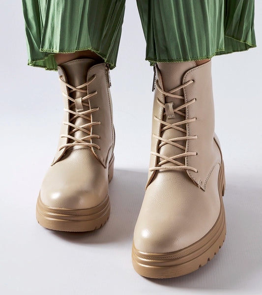 2-Béžové vlněné trapery Vinceza-2