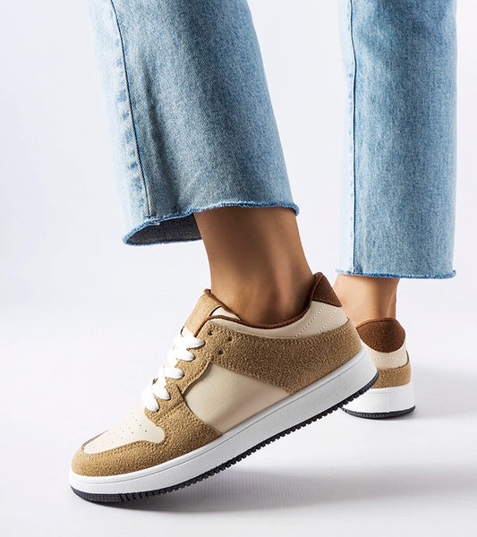 1-Bežové tenisky Jacqueline-1