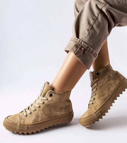 2-Beige zateplené tenisky Big Star GG274071-2