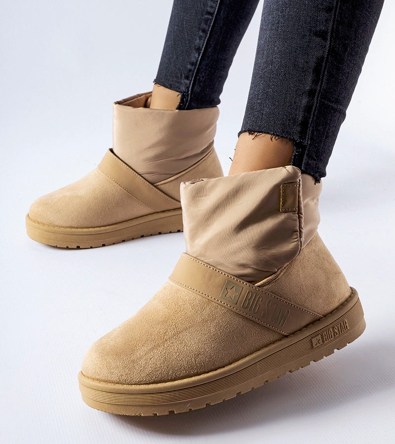 1-Beige sněhule Big Star MM274152-1