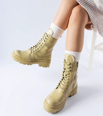 2-Zelené ploché tretry s ochranou Zacharie-2