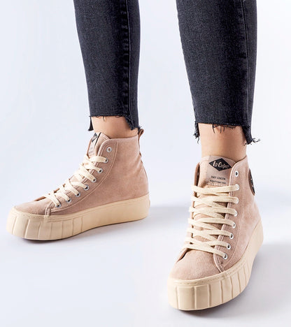 2-Beige tenisky Lee Cooper LCJ-22-31-1434L-2