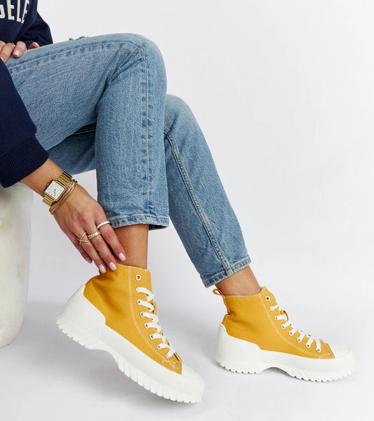 1-Žluté kotníkové tenisky Ronchis-1