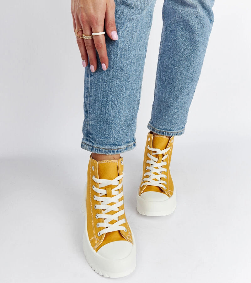 4-Žluté kotníkové tenisky Ronchis-4