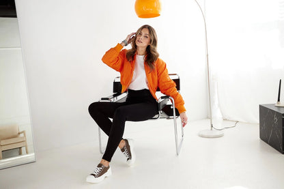 5-Zelené tenisky na platformě Monteleone-5