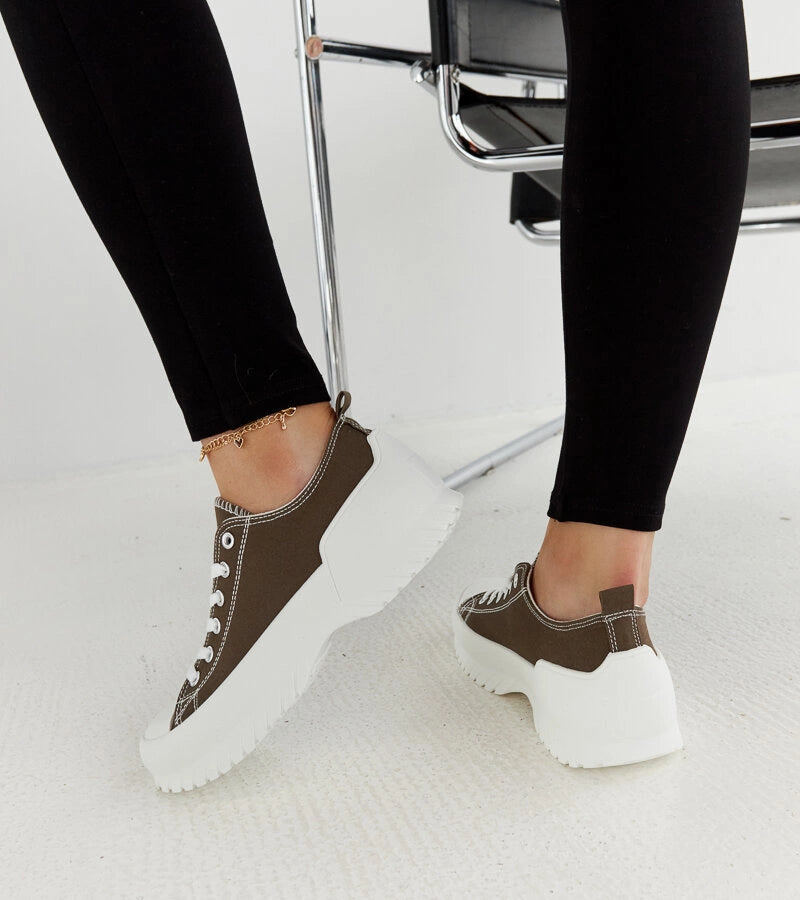 8-Zelené tenisky na platformě Monteleone-8